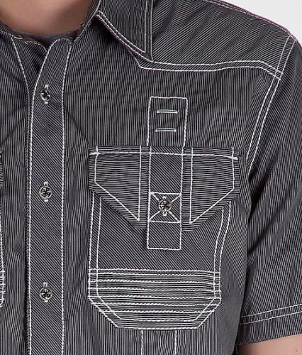 Сорочка з коротким рукавом Affliction Metal Mercy фото